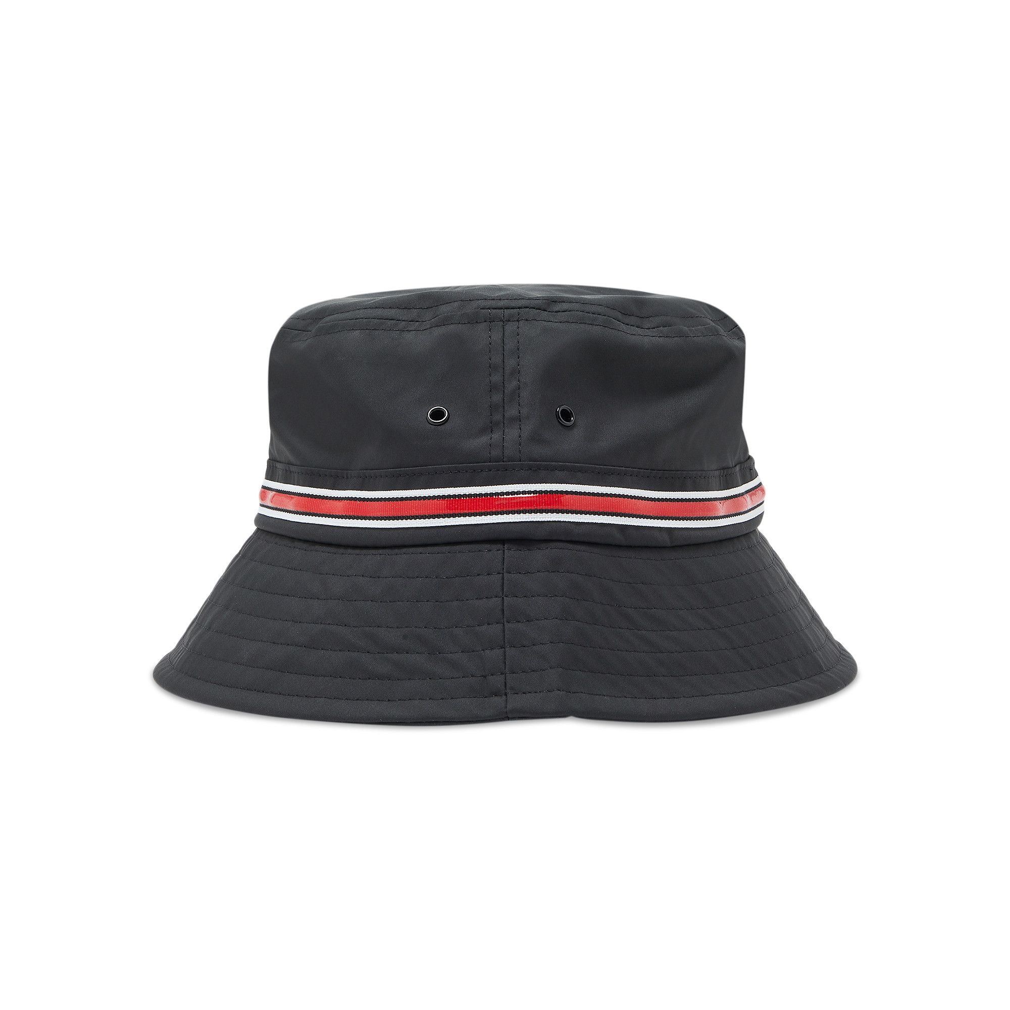 驚きの値段 Stripe Silicone Supreme Buy Crusher BLACK FW22H43 - 'Black' 帽子