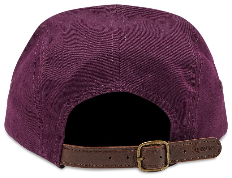 Supreme Washed Chino Twill Camp Cap Dark Purple