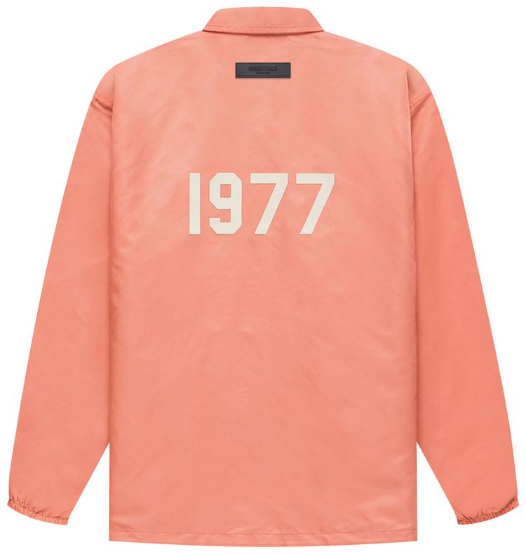 Fear of God Essentials Coaches Jacket Coral