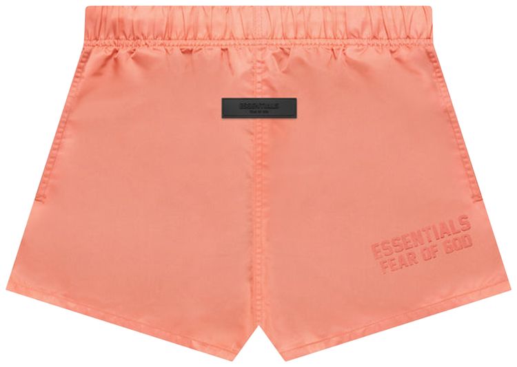 Buy Fear of God Essentials Running Shorts 'Coral' 160SU222022F GOAT