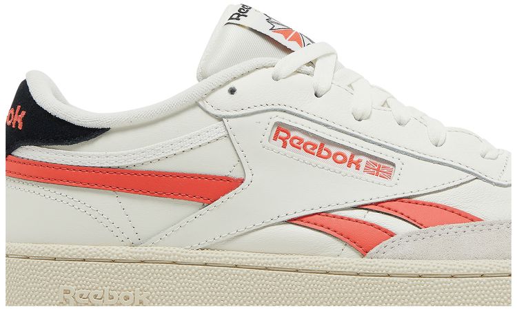 Reebok Club C Revenge Chalk Semi Orange Flare