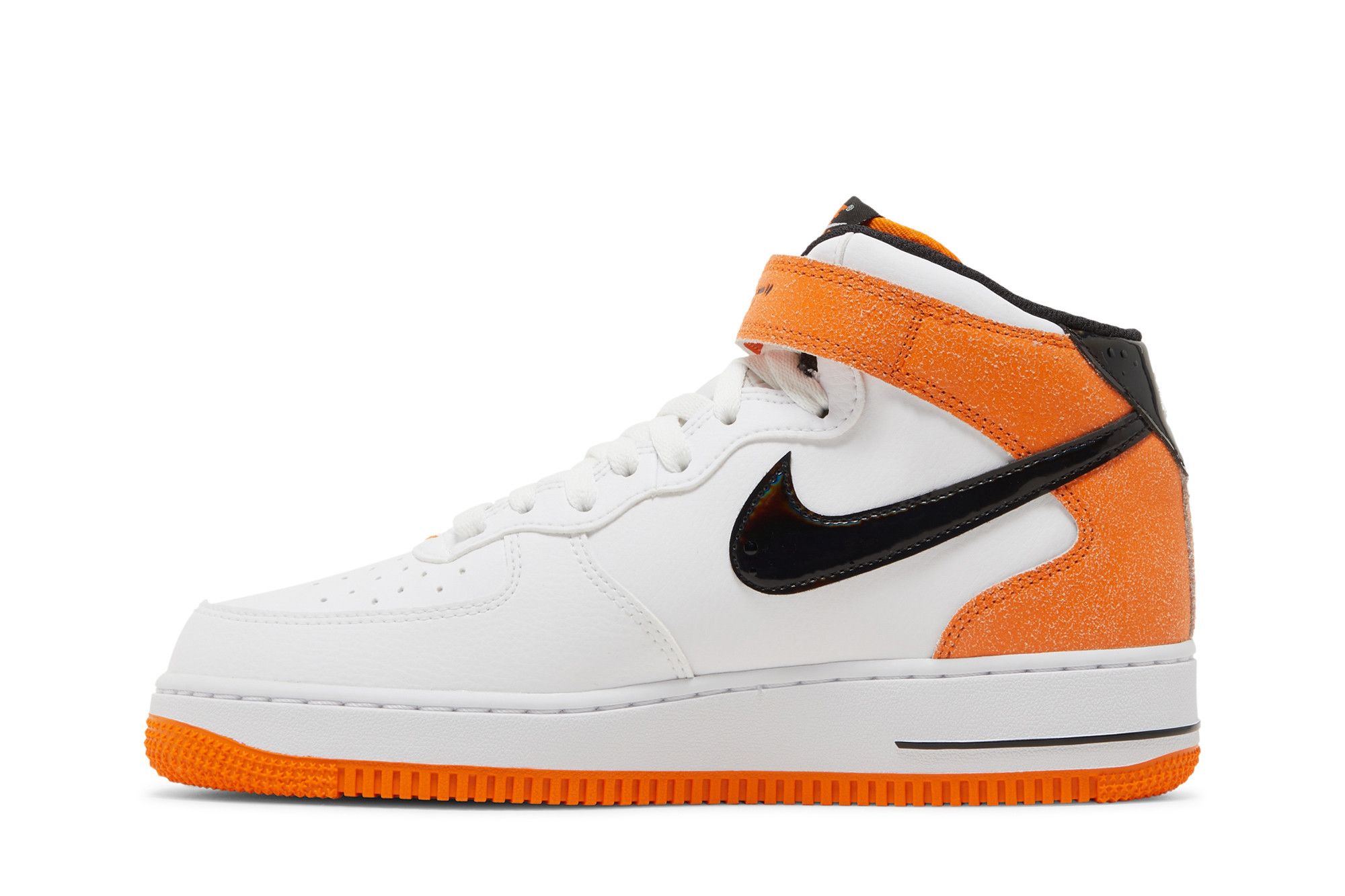 Orange high top air force ones cheap