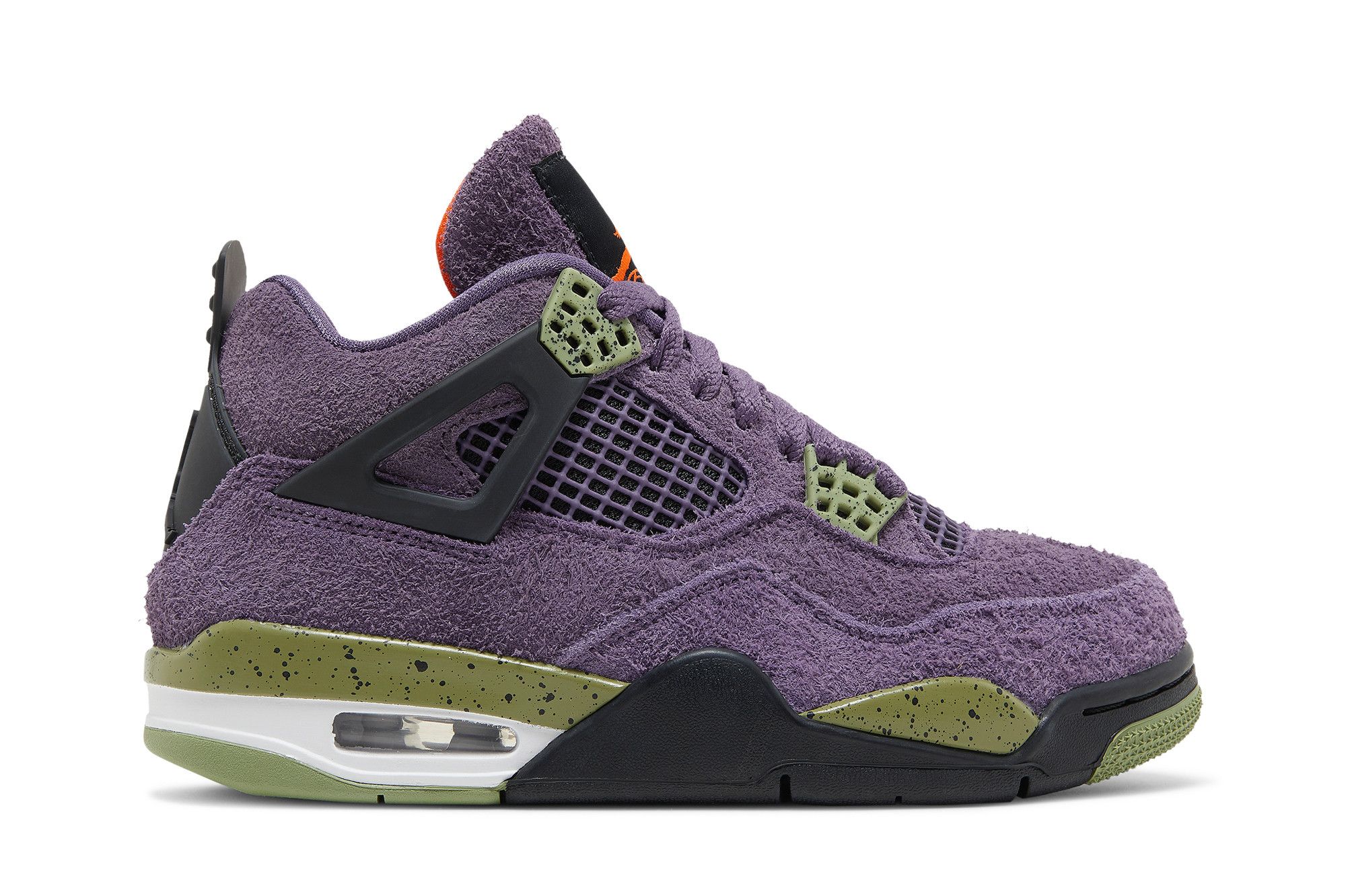 jordan 4 purple and green