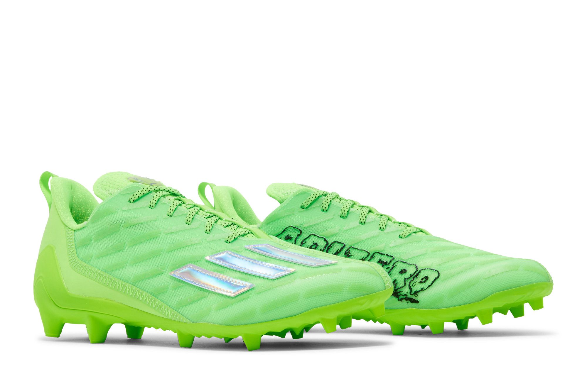 Green adidas cleats 2025