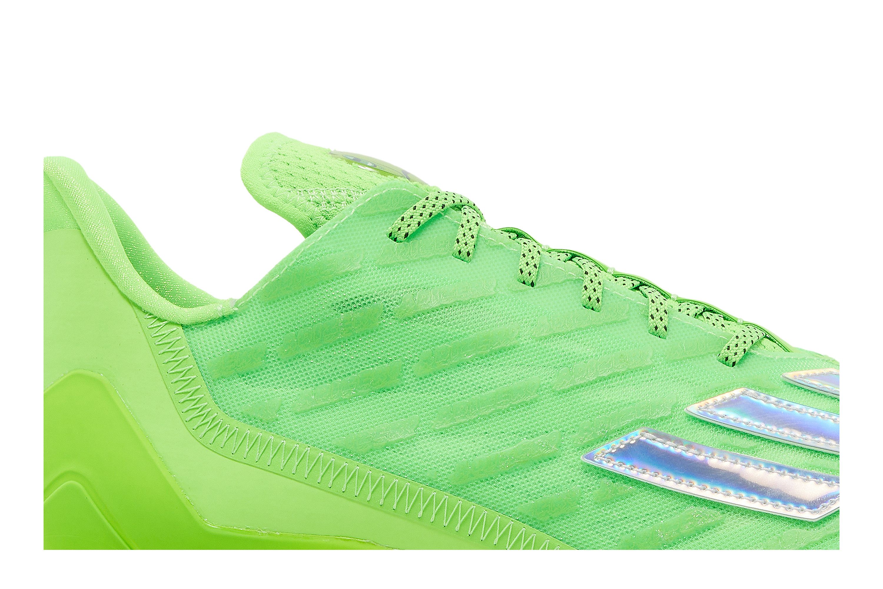 Adidas Adizero Cleats Team Solar Green 9 Mens Football Cleats