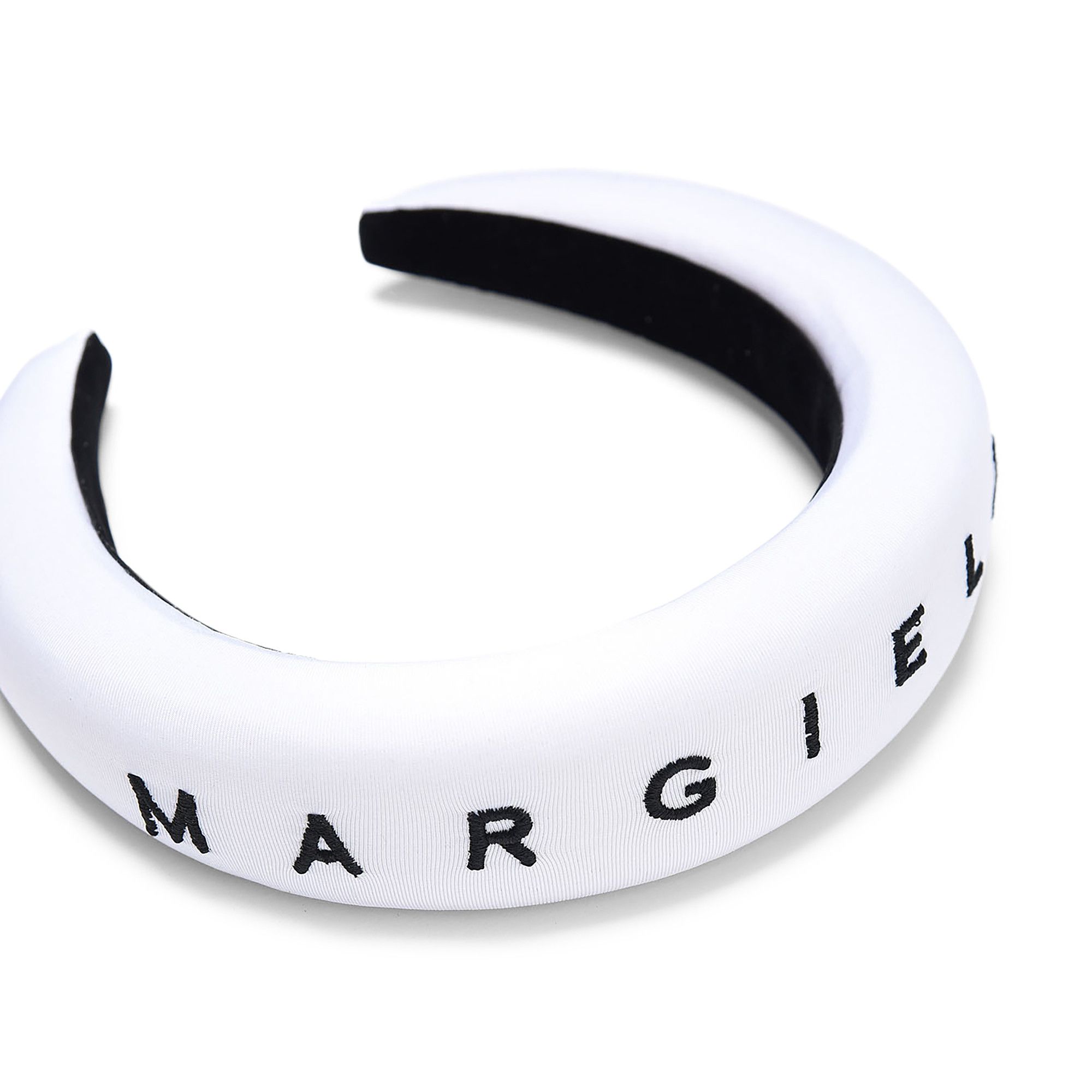 ヘアアクセサリー MM6 MAISON MARGIELA HEADBAND WITH ROSE AND TULLE DECORATION MM6 Maison Margiela Pink Padded Logo Headband MM6 Maison