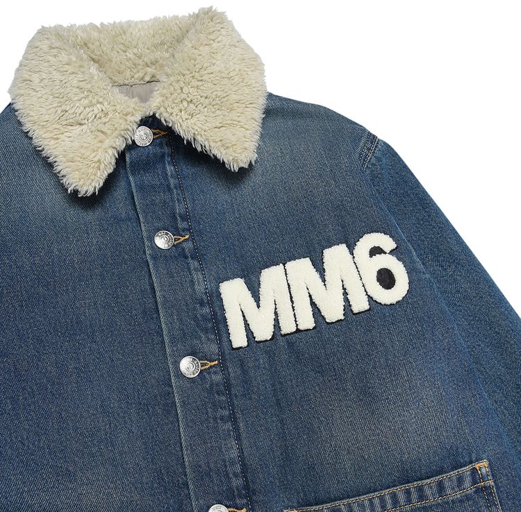 MM6 Maison Margiela Kids Jacket Blue Denim