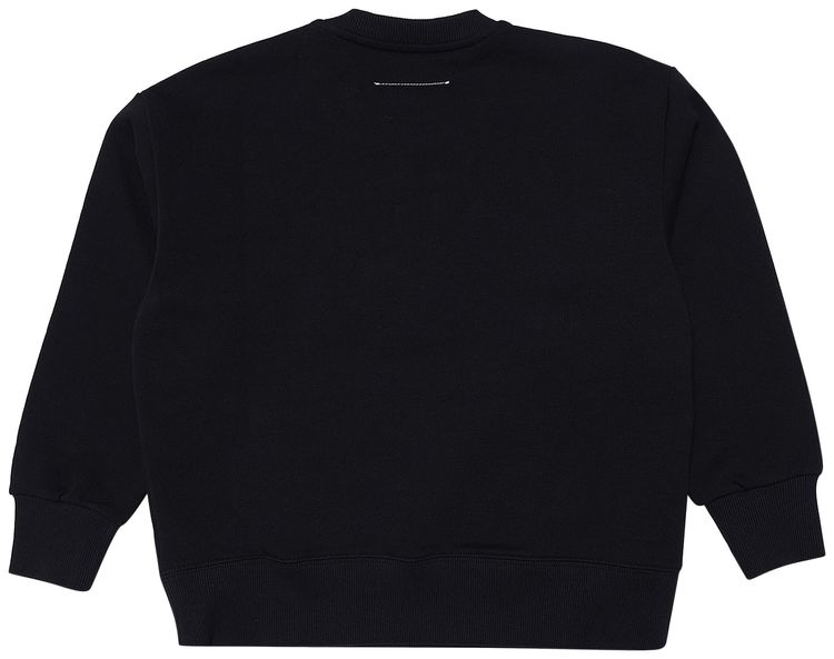 MM6 Maison Margiela Kids Sweatshirt Black