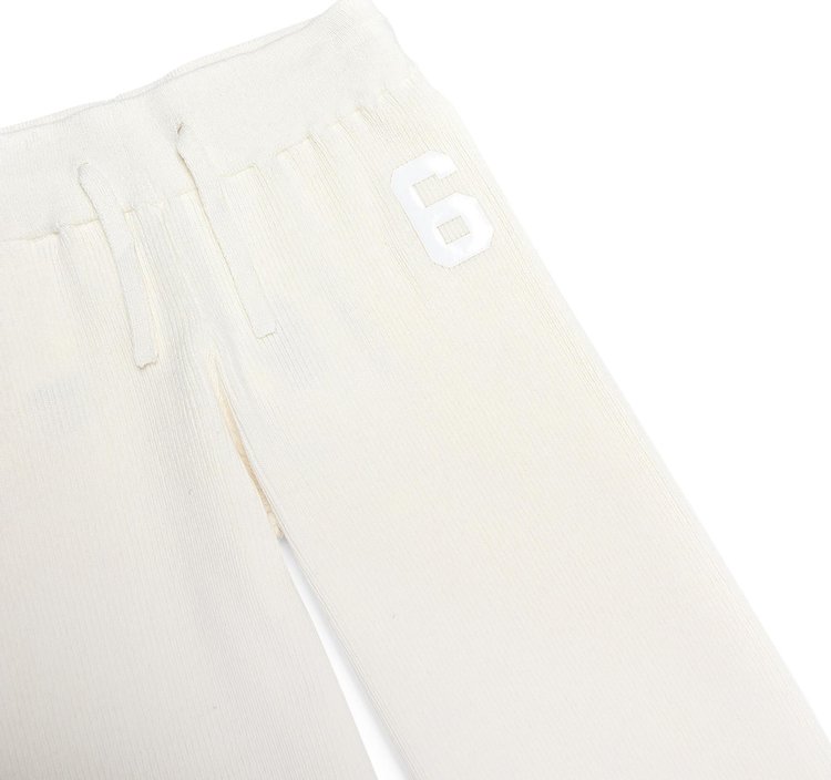 MM6 Maison Margiela Kids Trousers Off White