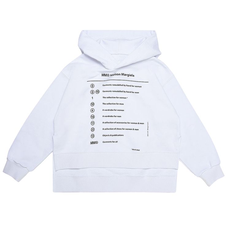 MM6 Maison Margiela Kids Hoodie 'White'