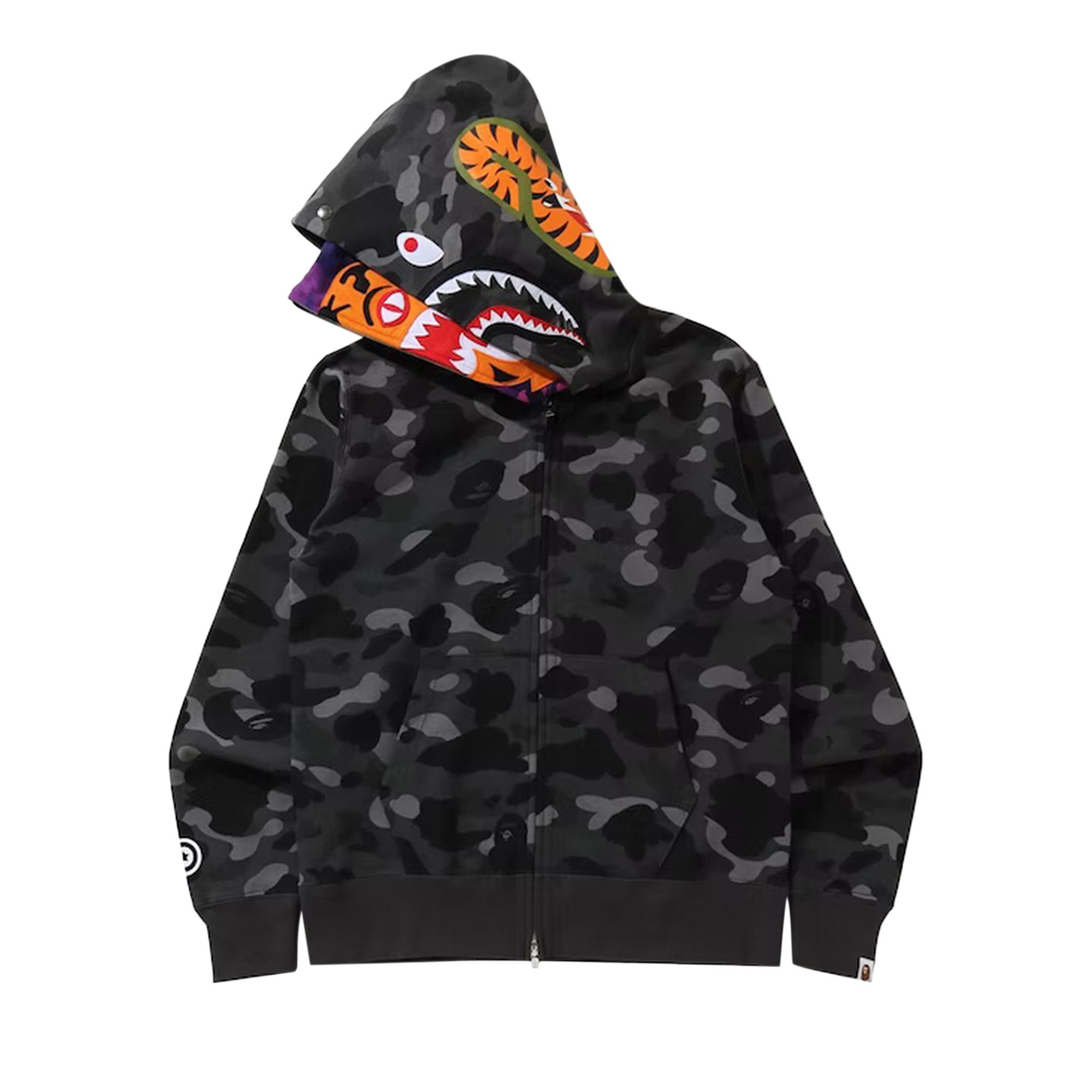 Bape camo tiger hoodie sale