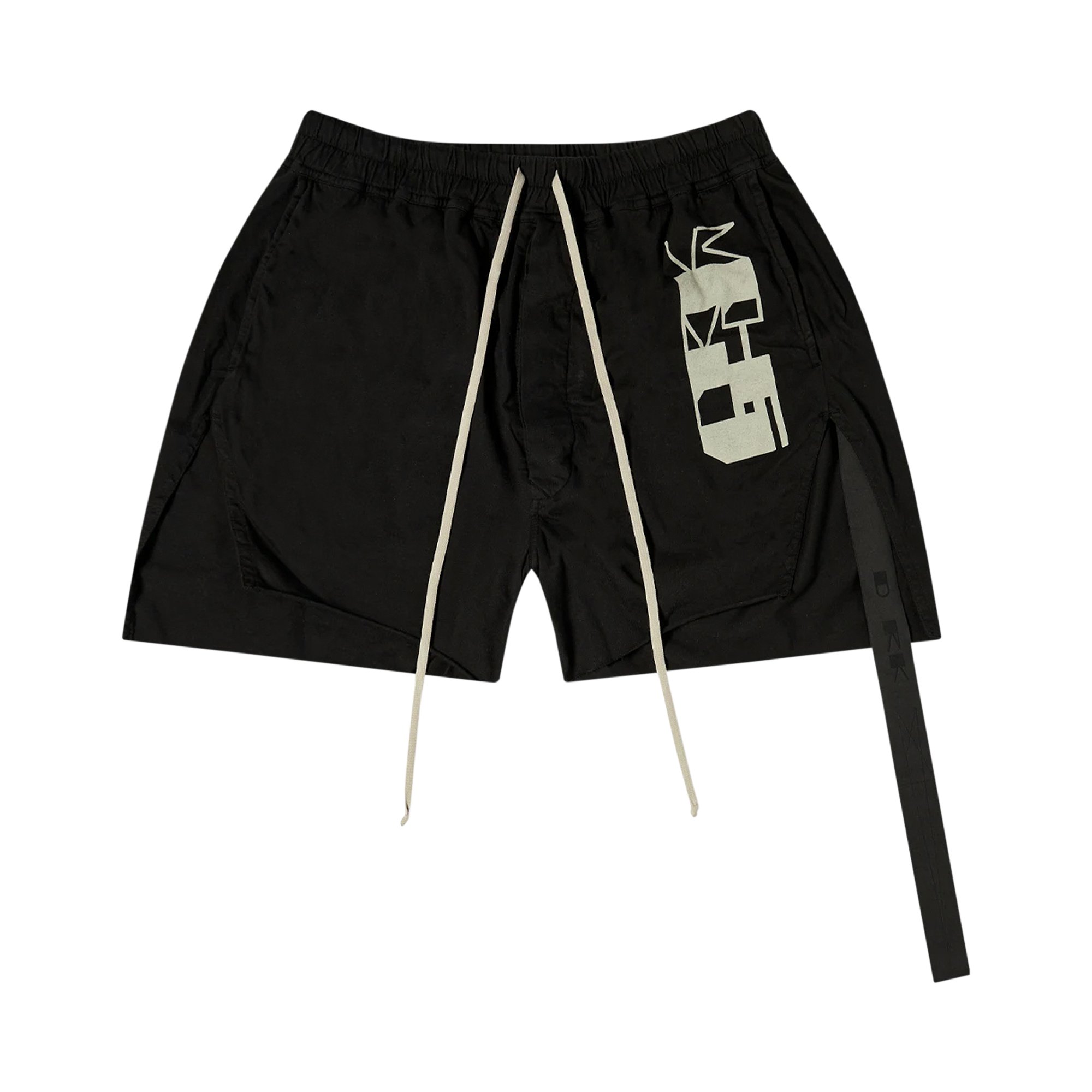 Buy Rick Owens DRKSHDW Phleg Logo Doubled Boxers 'Black/Oyster ...