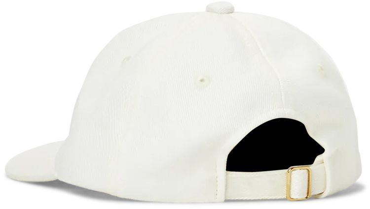 Casablanca Tennis Club Icon Embroidered Cap White