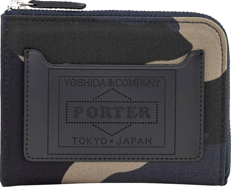 Porter Yoshida  Co Camouflage Wallet Woodland Khaki