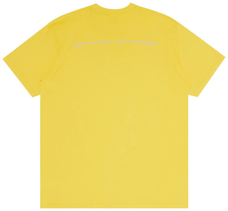 Supreme Warning Tee Yellow