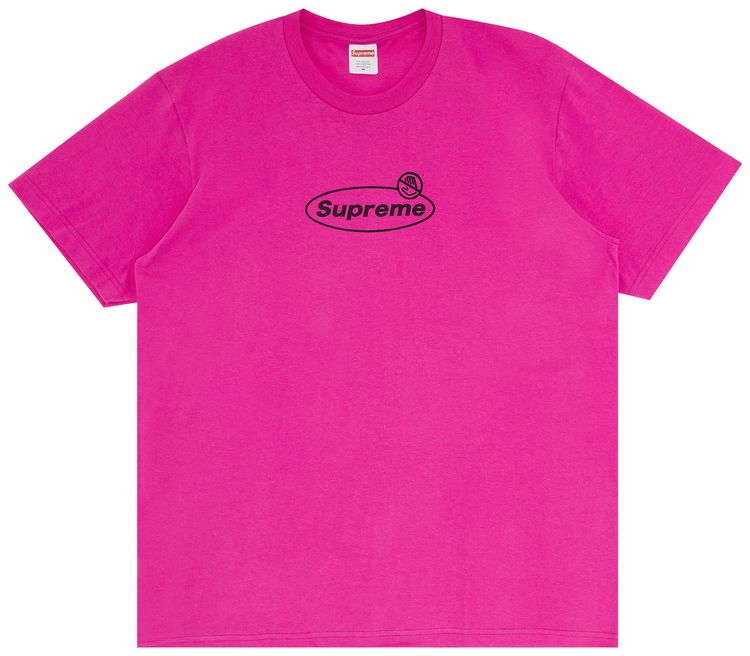 Supreme Warning Tee Magenta