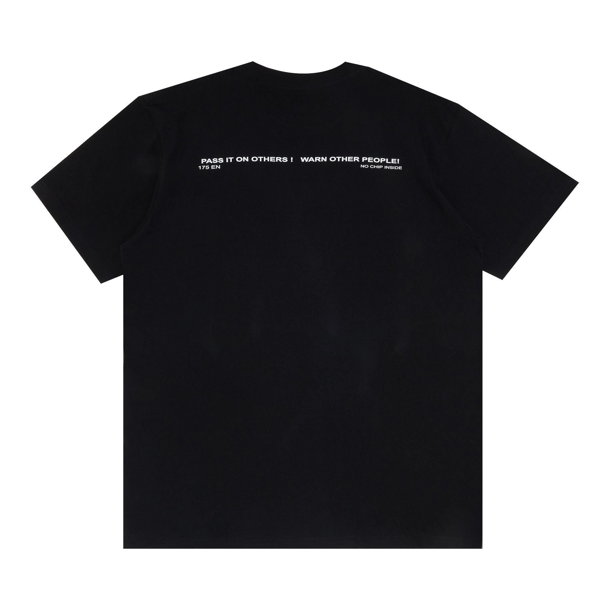 ★22AW WEEK1★Supreme Warning Tee Supreme Warning Tee Black Men's - FW22 - US