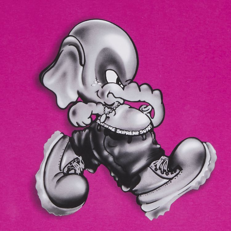 Supreme Elephant Tee Magenta