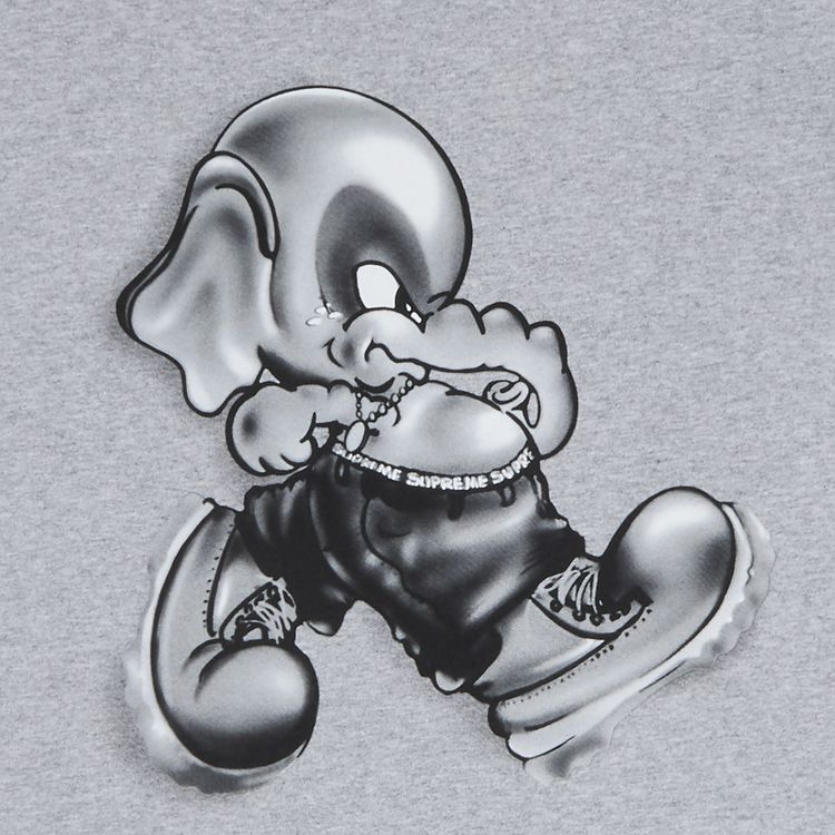 Supreme Elephant Tee Heather Grey