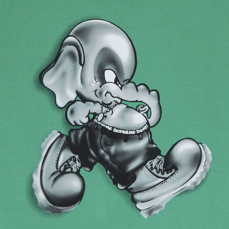 Supreme Elephant Tee Green