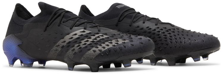 Adidas Predator Freak1 Low FG Demonskin   Black Sonic Ink
