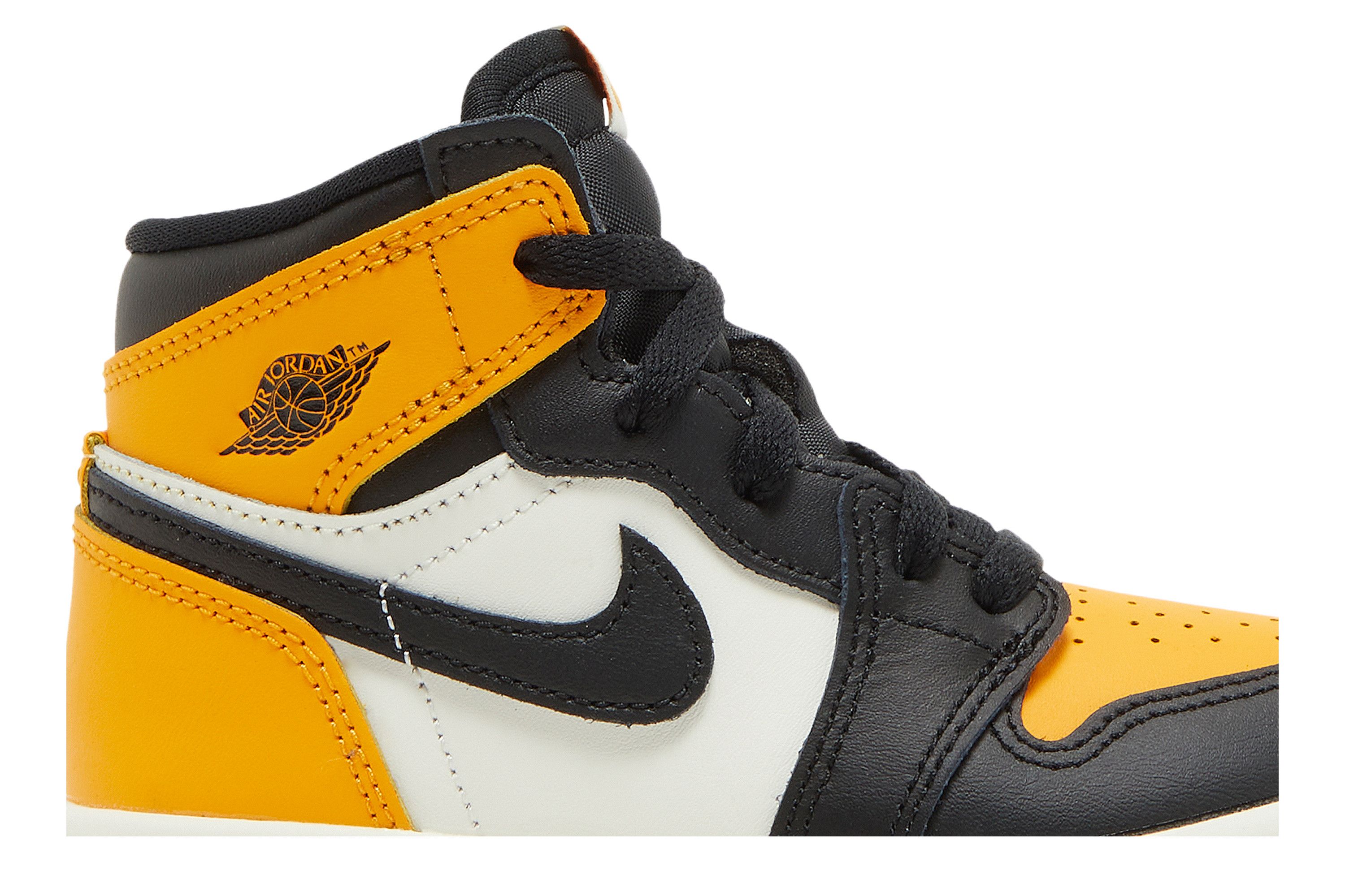 スニーカー M1142 NIKE AIR JORDAN 1 RETRO HIGH OG TD JORDAN BRAND JORDAN 1 RETRO HIGH OG (TD) TAXI/BLACK-SAIL