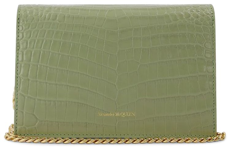 Alexander McQueen Skull Mini Bag Green