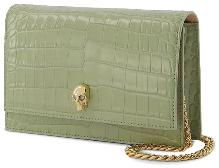 Alexander McQueen Skull Mini Bag Green