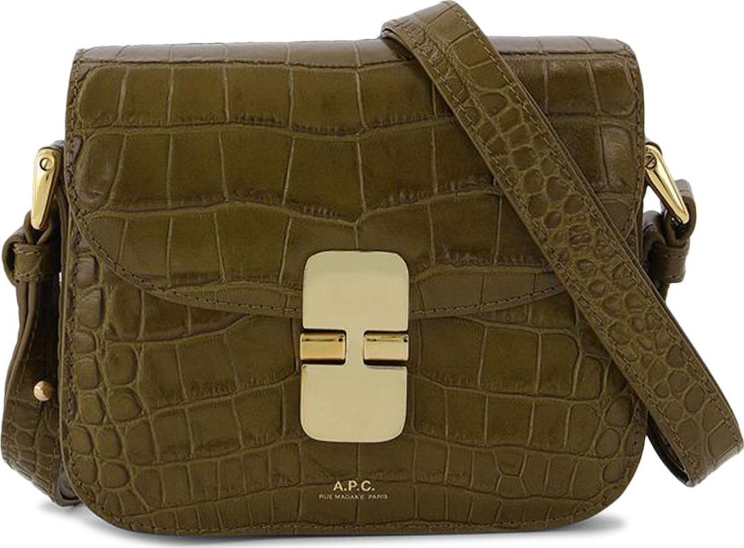 Buy A.P.C. Grace Mini Bag 'Olive Green' - PXBLJ F61515 OLIV | GOAT