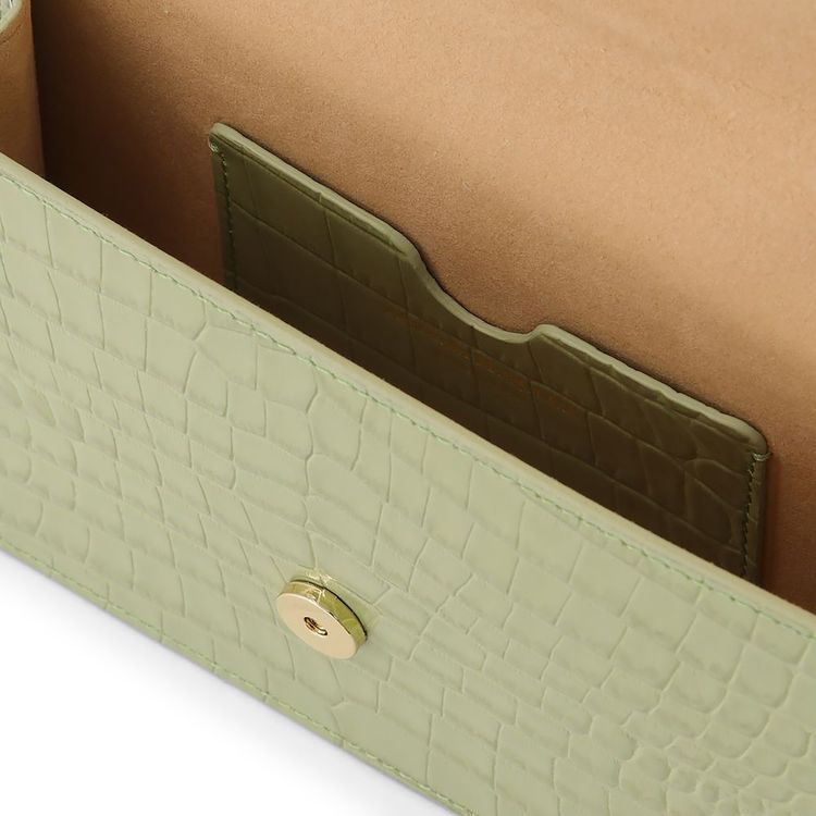 Alexander McQueen Skull Mini Bag Green