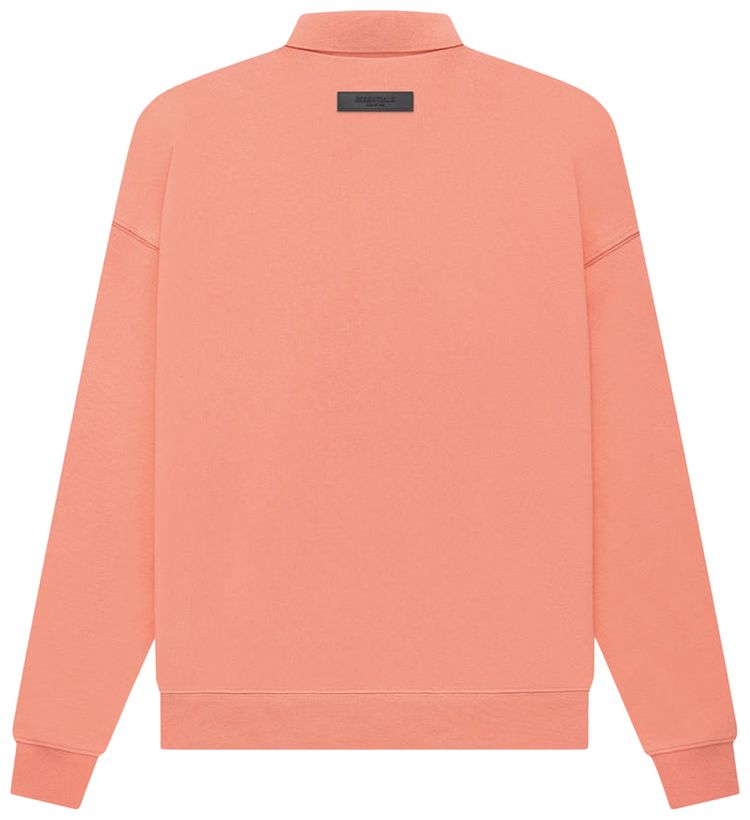 Fear of God Essentials Long Sleeve Polo Coral