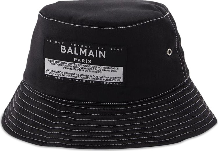Balmain Bucket Hat 'Black' | GOAT