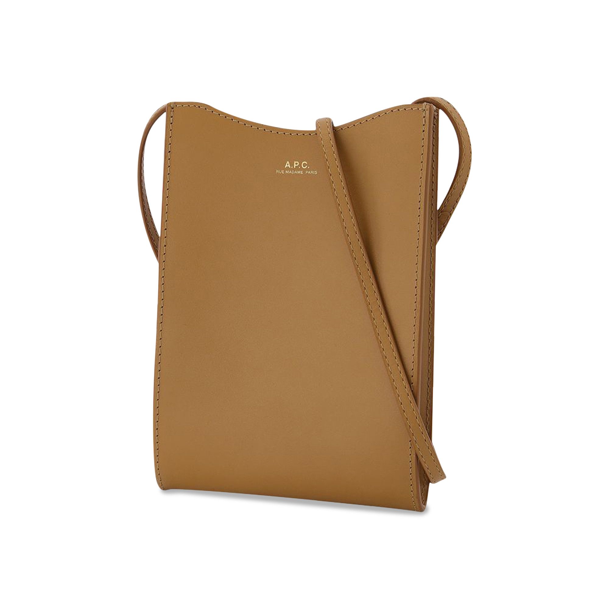 ☆A.P.C.☆ Jamie Neck Pouch Cross Bag Nut Brown PXBMWH63043C MUSINSA | A.P.C. Jamie Neck Pouch Crossback - Nut Brown