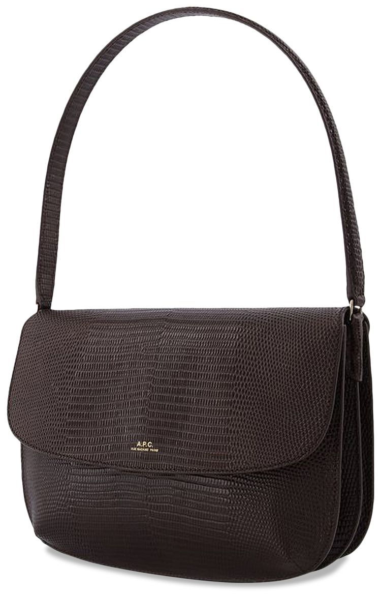 APC Sarah Shoulder Bag Chestnut Brown