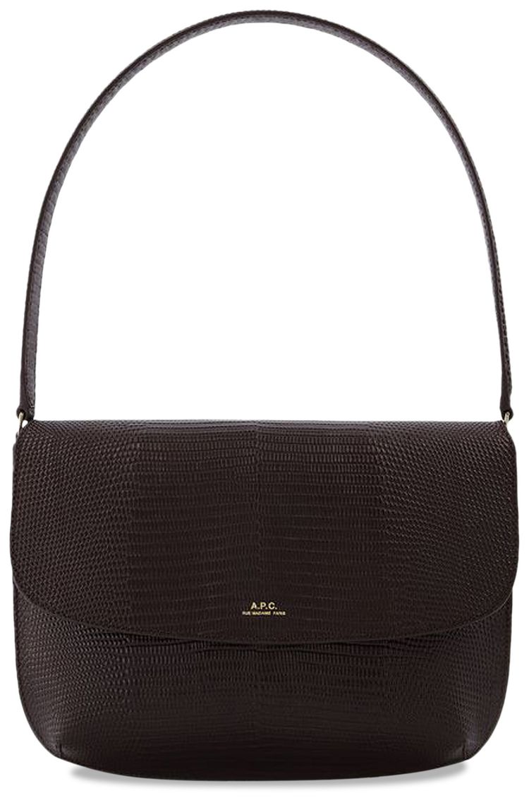 APC Sarah Shoulder Bag Chestnut Brown