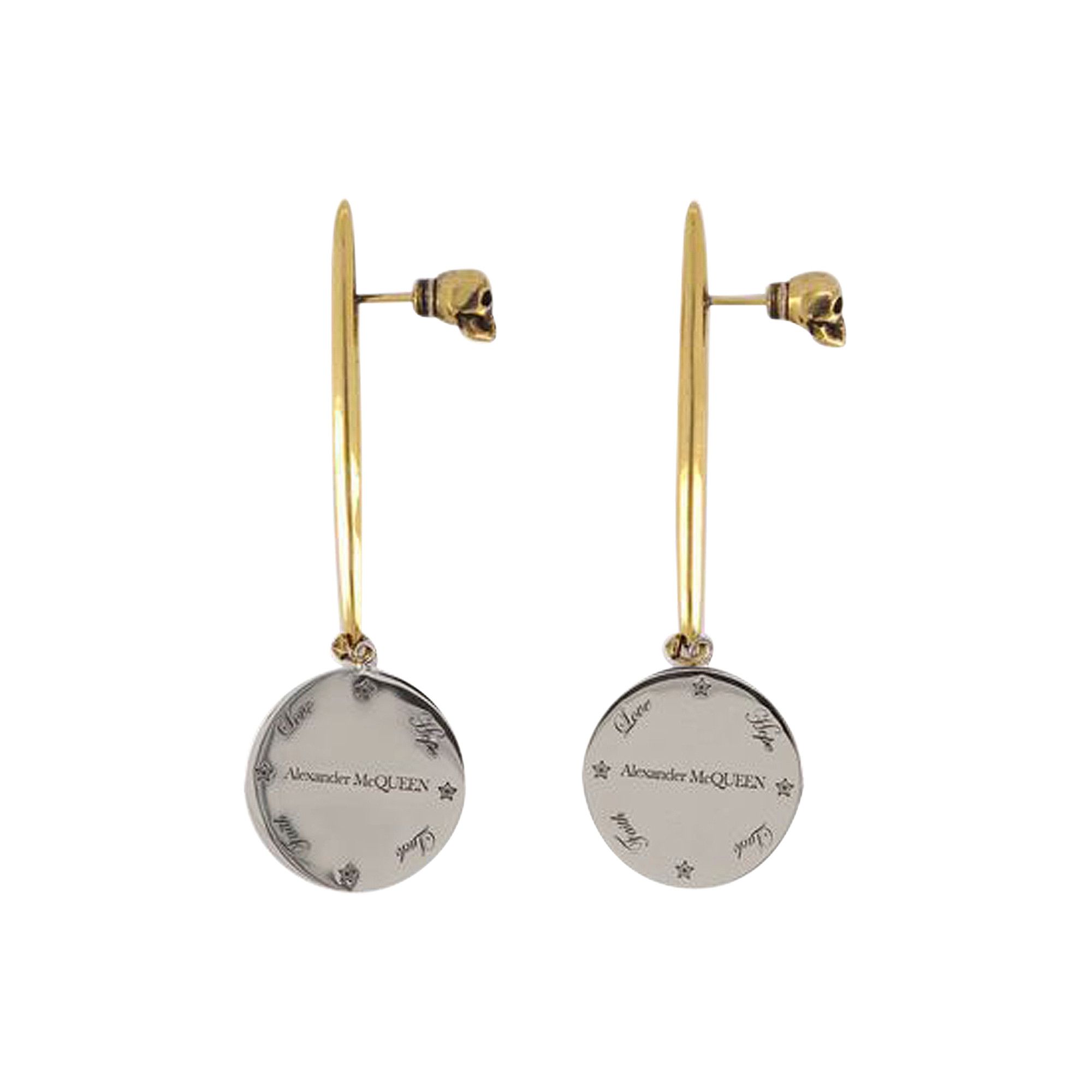 最も完璧な Buy Alexander McQueen Medallion Stick Earrings 'Multicolor コレクション
