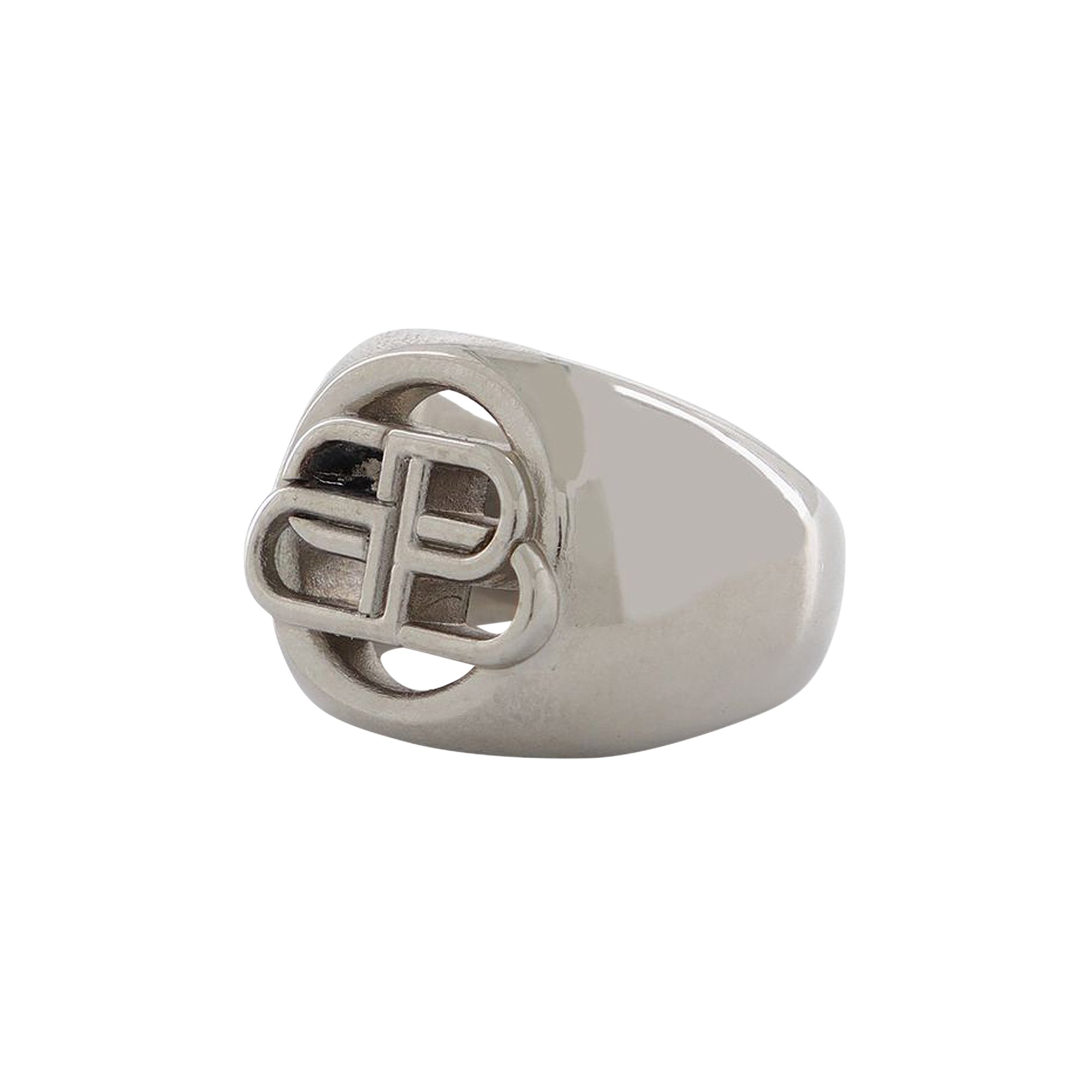 Balenciaga BB Signet Ring 'Silver' | GOAT