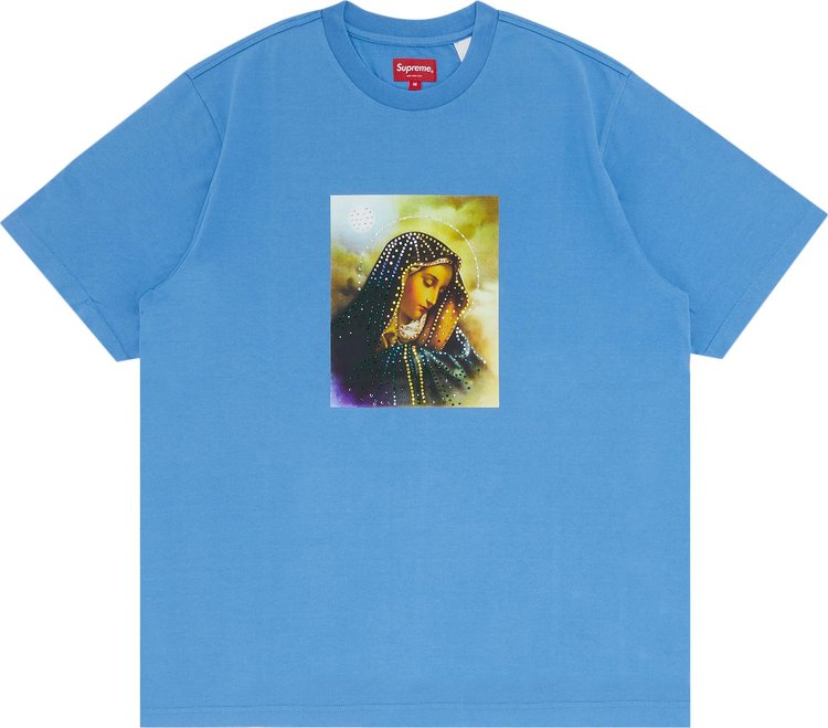 Supreme Light Blue Cotton Supreme City Embroidered Long Sleeve T-Shirt XL  Supreme