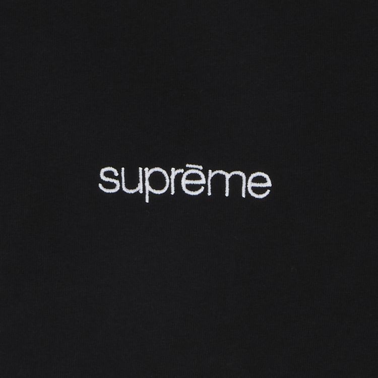 Supreme Mock Neck Long Sleeve Top Black