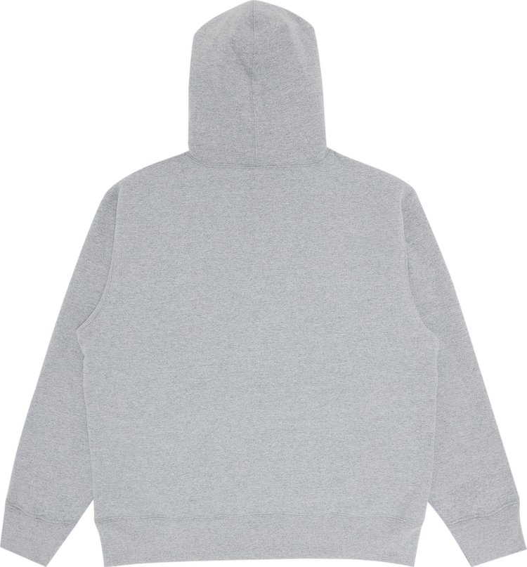 Supreme S Logo Hooded Sweatshirt Heather Grey