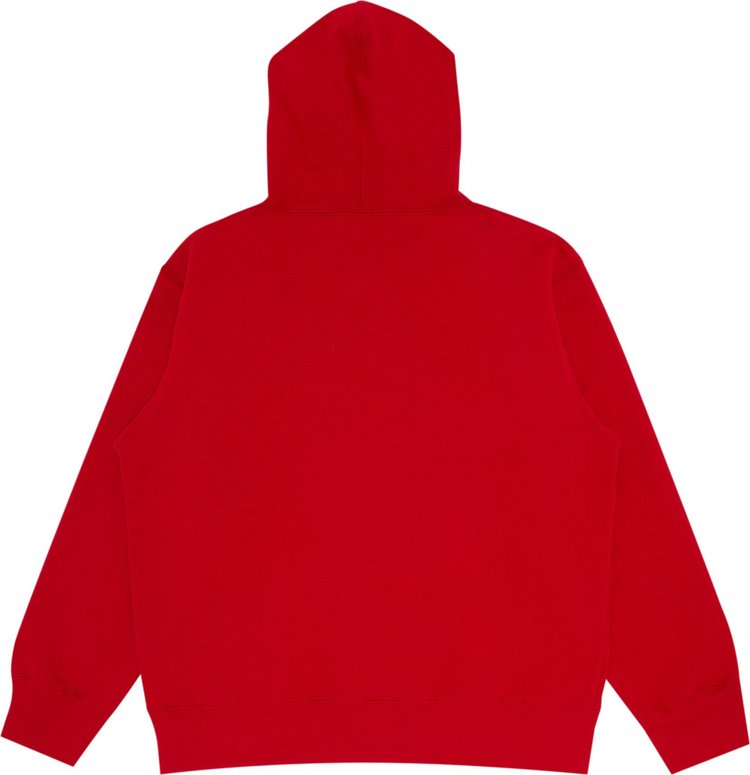 Supreme S Logo Hooded Sweatshirt Red