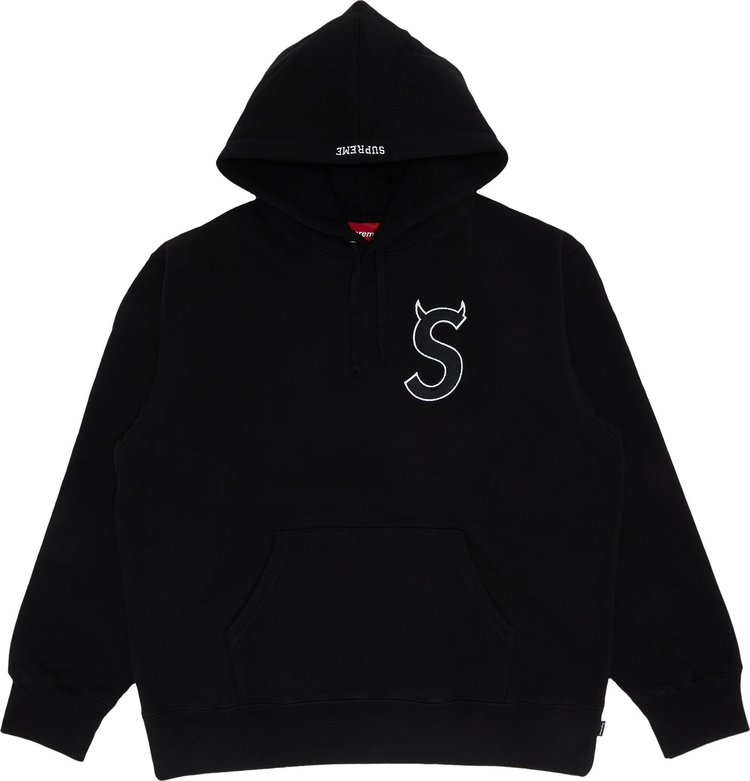 Supreme S Logo Hooded Sweatshirt (FW22) Heather Grey