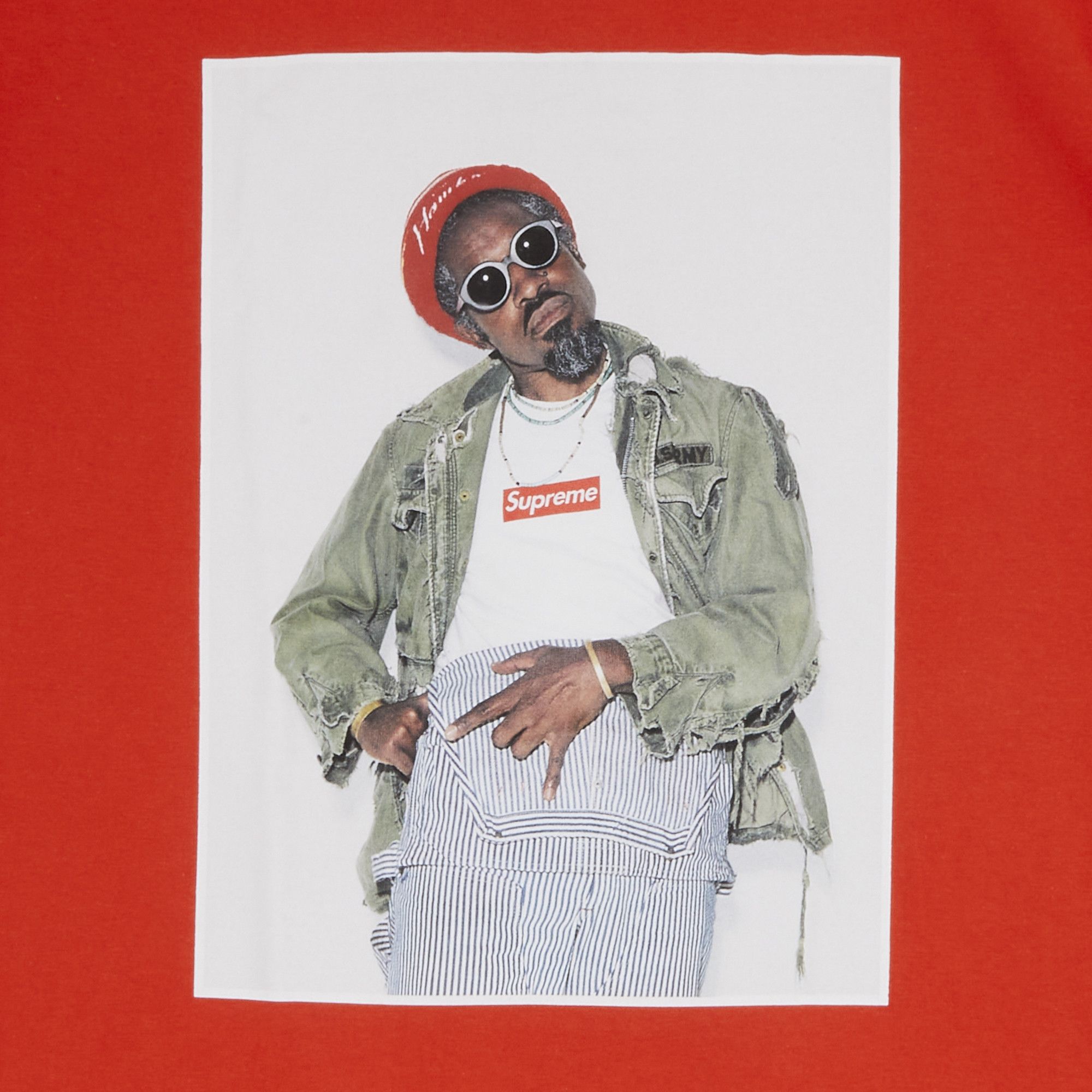 Size xxl Supreme André 3000 Tee 'Tomato'