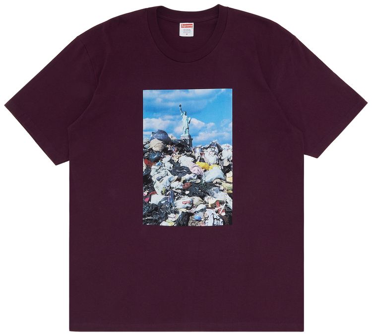 Supreme Trash Tee Eggplant