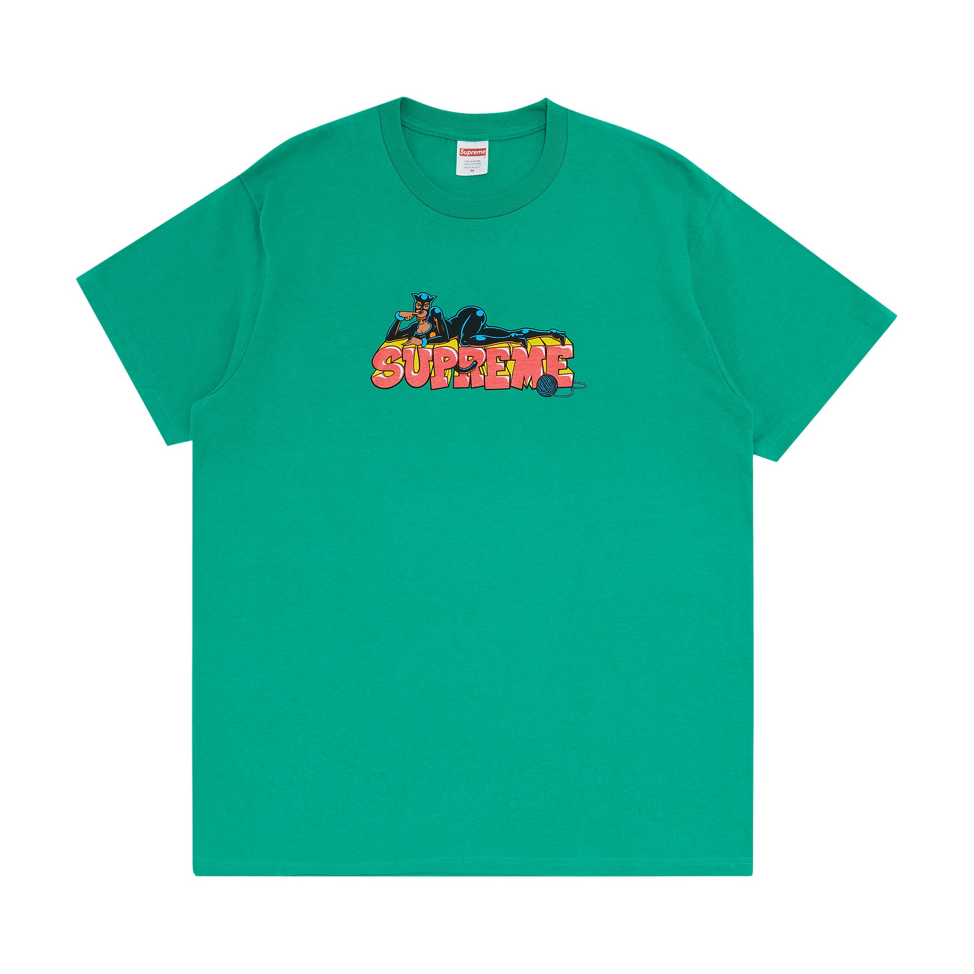 Buy Supreme Catwoman Tee 'Green' - FW22T35 GREEN | GOAT