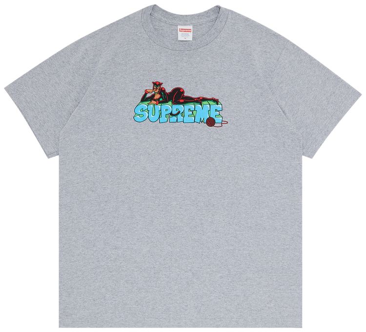 Supreme Catwoman Tee Heather Grey