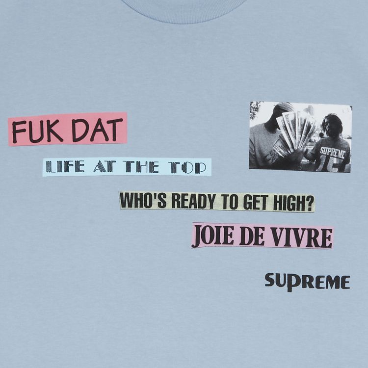 Supreme Joie De Vivre Tee Dusty Blue