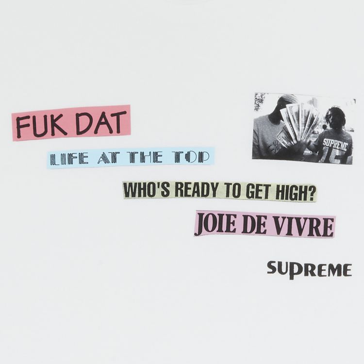 Supreme Joie De Vivre Tee White