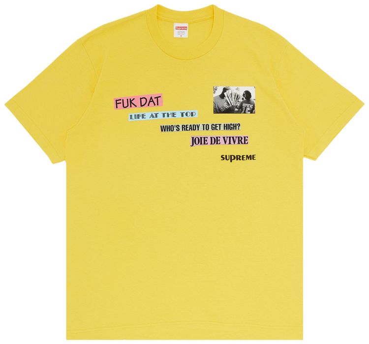 Supreme Joie De Vivre Tee Yellow