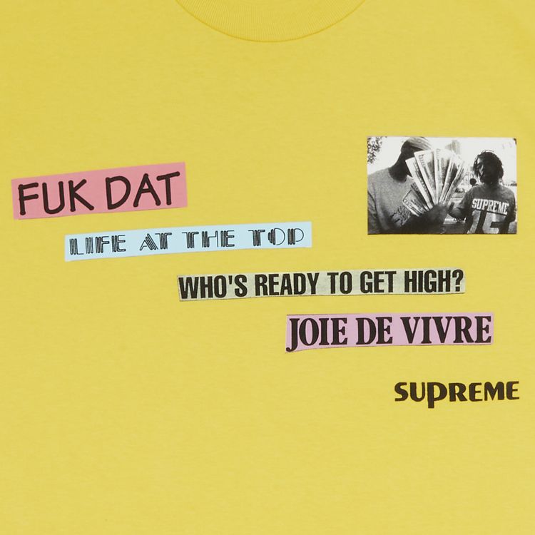 Supreme Joie De Vivre Tee Yellow